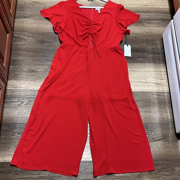 Leith Red Jumpsuit 🌹🌺 - Picture 5 of 12